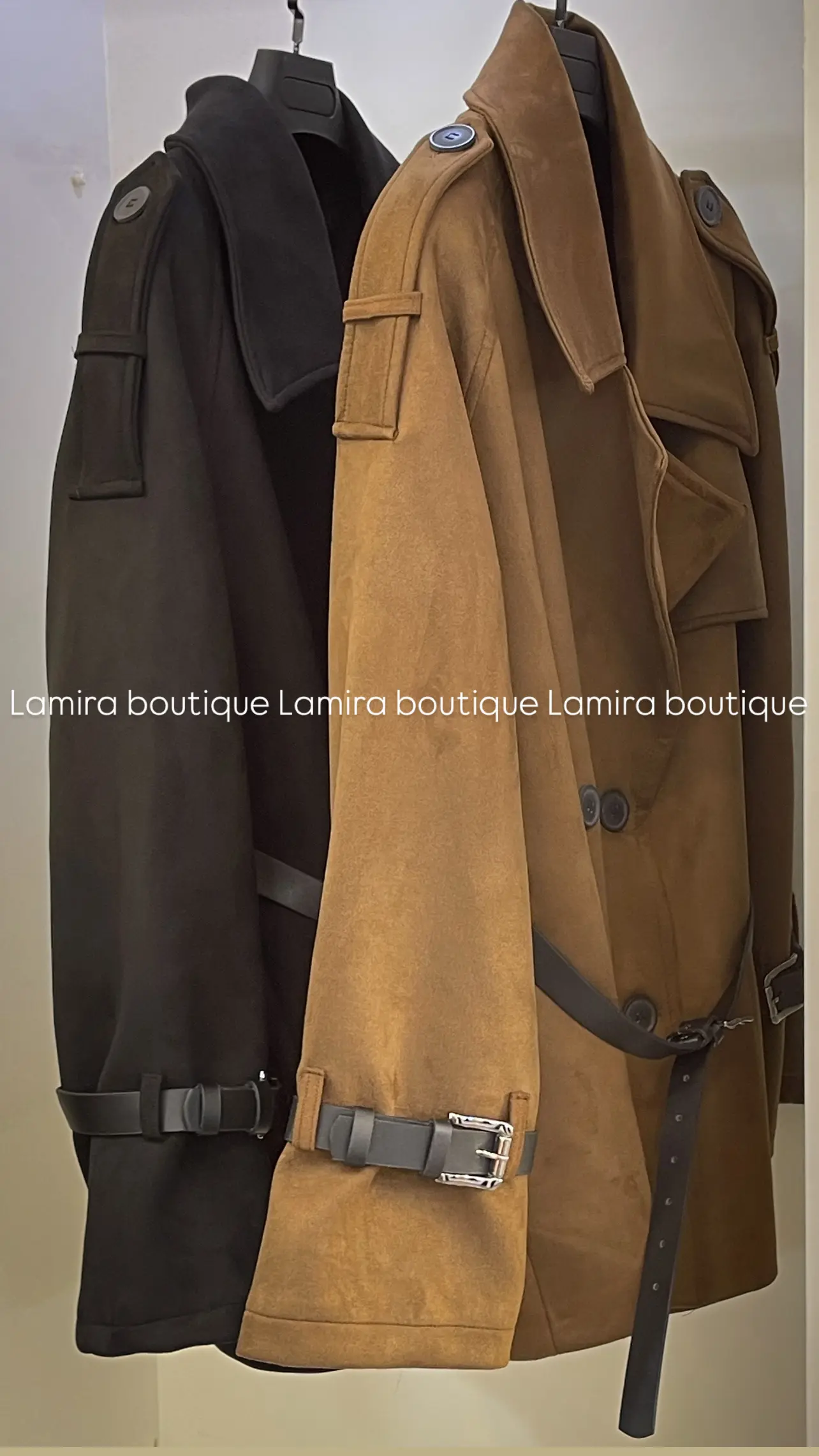 پالتو کوتاه کمربند دار جیر برند اورجینال ترک